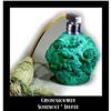 Image 1 : CZECH MALACHITE COLOR GLASS ATOMIZER 1930's #1834623