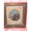 Image 1 : Tintype 1800s/19th Century Couple Hand-Colored #1834716