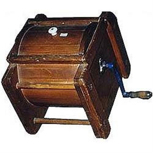 Antique 1890s HAND CRANK WOODEN butter churn 1834731