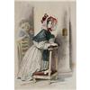 Image 1 :  Color Lithograph "Le Dimanche" by Gavarni #1834841