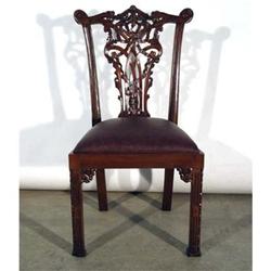 VICTORIAN HEPPLEWHITE DINING ACCENT CHAIR  #1835176