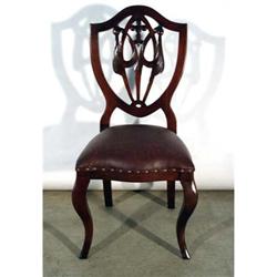 VICTORIAN SHIELD BACK DINING ACCENT CHAIR #1835177