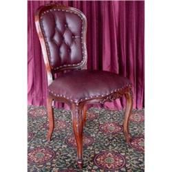 FRENCH VICTORIAN SIDE ACCENT PARLOR DESK CHAIR #1835180