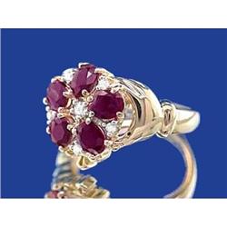 Ruby and Diamond ring #1835194