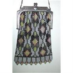 Enameled Mesh Purse #1835195