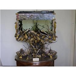 STERLING SILVER/GILT 925  "MAZZUCATO" AQUARIUM #1845074