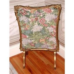French Gilt Table Firescreen 19th Century #1845150