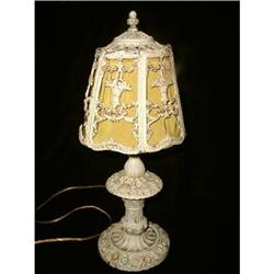 French Metal Lamp Silk Liner 19th C #1845212