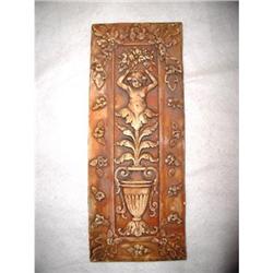 Italian Stone Plaque Garden Or Interior C.1900 #1845221