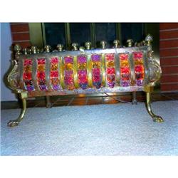 Antique Fireplace Grate, Circa 1850 #1845226