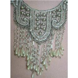 1920's BEADED BIB NECKLACE - COLLAR #1845255