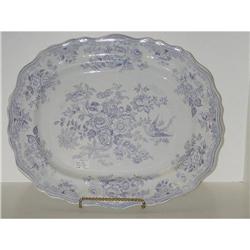 Large blue and white platter #1845343