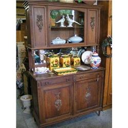 OAK SERVER / HUTCH / BAR  #1845376