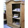 Image 1 : PINE ARMOIRE WITH DOUBLE HINGED DOORS #1845378