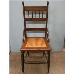 SET OF 4 - OAK SIDE CHAIRS       #1845386