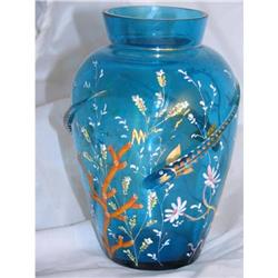 MOSER Bohemian Glass Vase Aquatic Turquoise #1845396