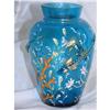 Image 1 : MOSER Bohemian Glass Vase Aquatic Turquoise #1845396