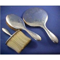 J E Caldwell Sterling silver DRESSER SET #1845403