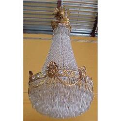Antique French Baccarat Crystal Chandelier #1845415