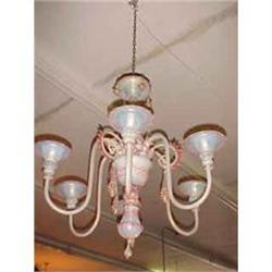 Antique Murano Glass Chandelier #1845417