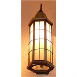Pair Of Lantern Sconces Wall Lights Fixtures #1845423