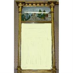 Antique Early 19th Century Federal Mirror #1845434