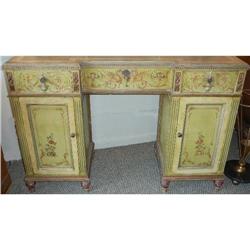Paint Decorated Vanity Dressing Table Desk #1845436