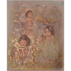 Morning at Brookside   Lithograph by  Edna #1845493