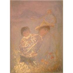 Great Wall  Lithograph by  Edna HIbel #1845496