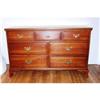 Circa 1940 Cherry Double Dresser Chippendale #1845502