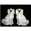 Pair of Staffordshire Flatback Spaniels #1845524