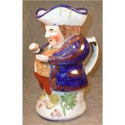 STAFFORDshire TOBY Jug FULL Figure - ANTIQUE - #1845543