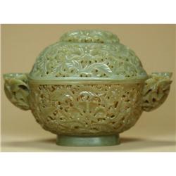 Jade Box w/ Open Work Carvings #1845574