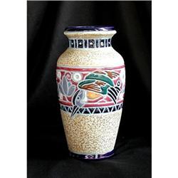 CZECH  *  Amphora  Mother  Bird Vase #1845588
