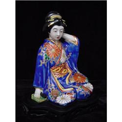 Kutani Geisha Figurine  #1845600