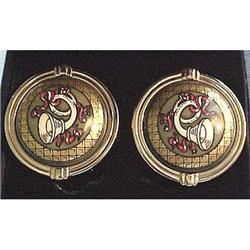 M. Frey Wille 18kgf French Horn earrings #1845686