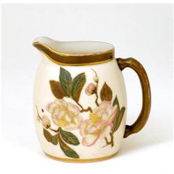Antique Royal Worcester Creamer Floral Pattern #1845705
