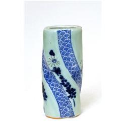 Old Japanese Celadon Imari Flower Vase #1845710