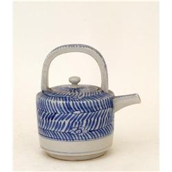 Old Japanese Blue & White Imari Winepot #1845725