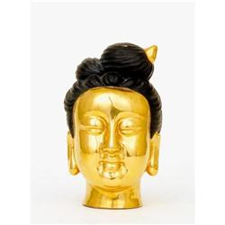 Japanese Kutani Imari Buddha Quan Yin Head Mk #1845747