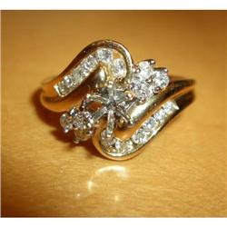 14K YG Diamond Engagement Ring Setting #1845778