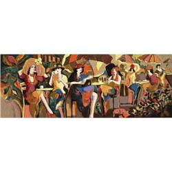 Isaac Maimon, Cafe Panorama  Serigraph #1845794