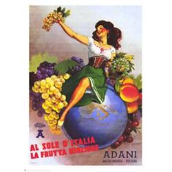 Original Boccasile Poster, 1950. Adani #1845814