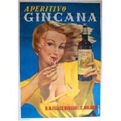 Original Gincana poster, ca 1960s #1845815