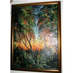 Africa Congo Sunset in the early morning 1940 #1845892