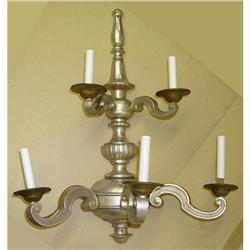 Continental European S-Scroll Sconce 5 Arm Lamp#1845905