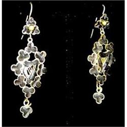 Pair of Antique  Bog Oak Earrings #1845927