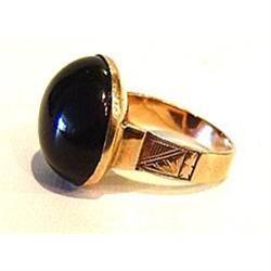 Victorian Onyx and Gold Ring #1845936