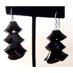 Pair of Antique Whitby Jet Earrings #1845948