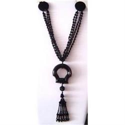 "Roaring 20's" French Jet Necklace #1845989